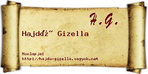 Hajdú Gizella névjegykártya